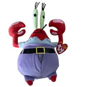 Sponge Bob Square Pants MR KRABS Ty Beanie Babies